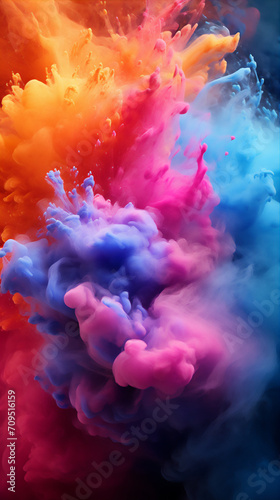 abstract colorful splash background 