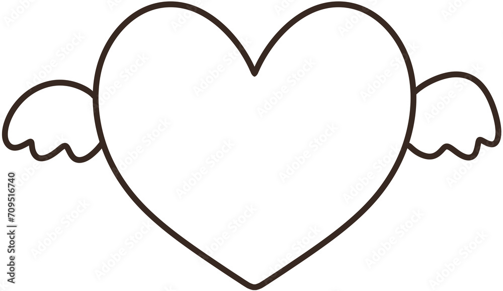 Heart wing Heart wing