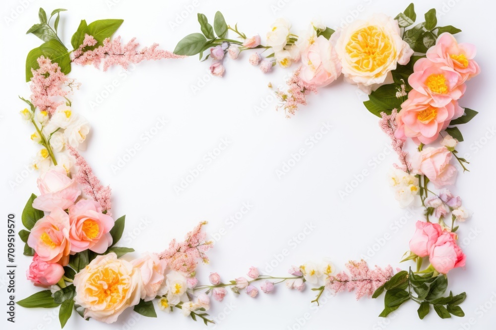 Artistic Floral Arrangement on Vintage Background