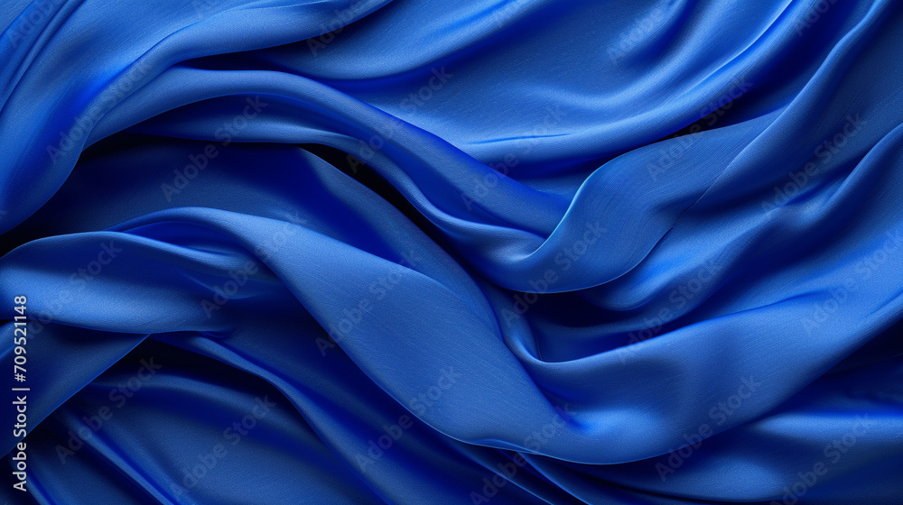 Fototapeta premium blue satin background