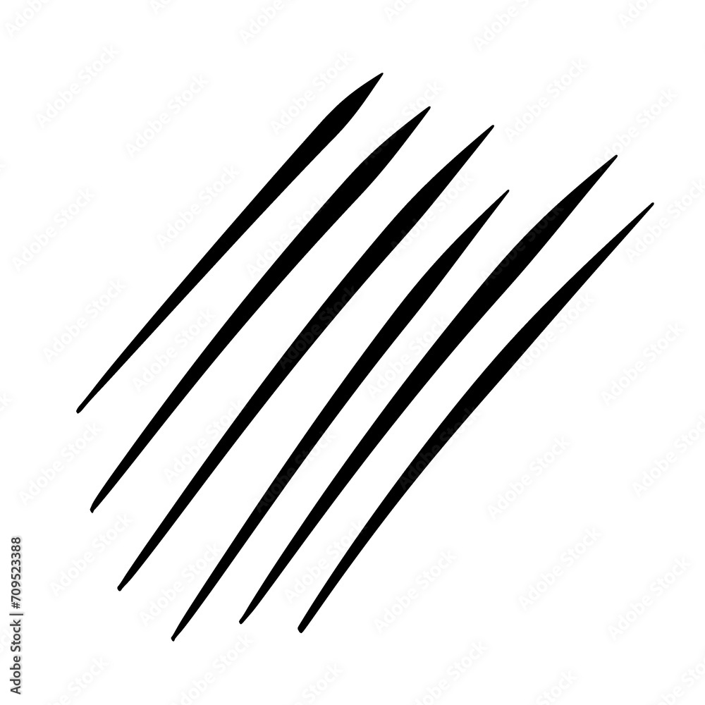 Scribble, doodle transparent background.