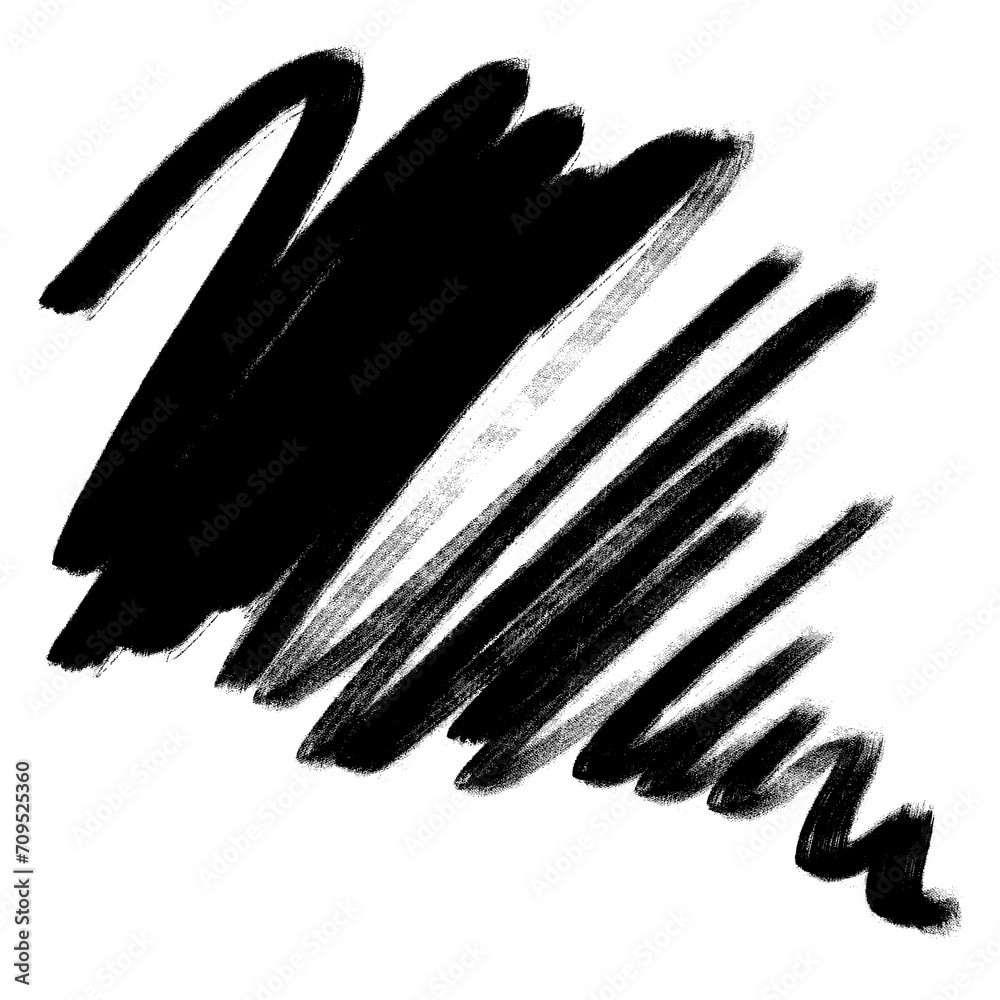 Fototapeta premium Scribble, doodle transparent background.