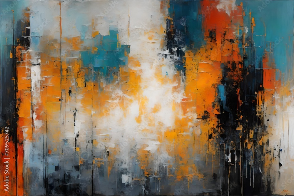 This image is of an original abstract art painting by T30 Gallery This image is of an original abstract art painting by T30 Gallery
