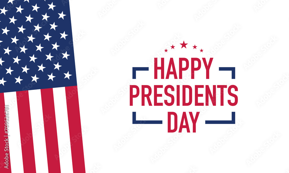Presidents Day Background Design. Presidents Day Background Design.