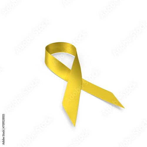 A realistic 3D ribbon PNG in white to raise awareness about cancer and promote its prevention, detection and treatment, an iconic ribbon of World Cancer Day and a symbol of breast cancer awareness