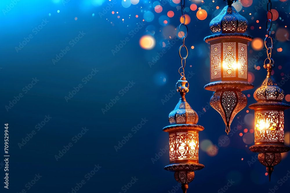 ramadan Kareem, Ramadan crescent moon, Eid Mubarak Islamic festival social media banner and Eid Mubarak Post Template, islam