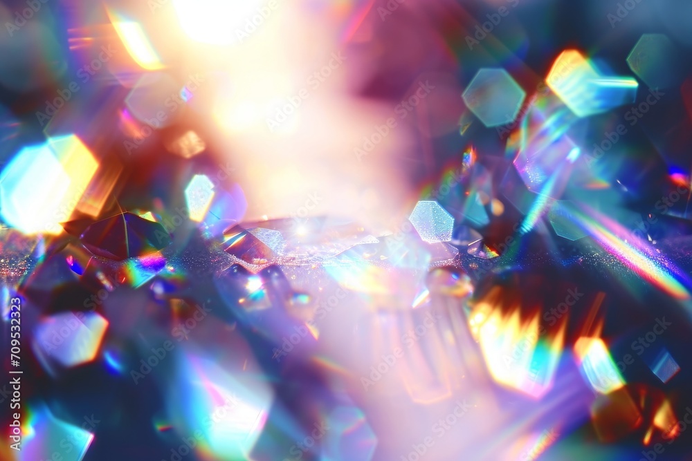 プリズムライト オーバーレイ フレア 光沢 背景 テクスチャ, Generative AI プリズムライト オーバーレイ フレア 光沢 背景 テクスチャ, Generative AI
