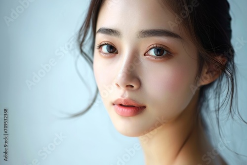 アジア人女性の美容イメージ（スキンケア・ボディケア・エステサロン）, Generative AI