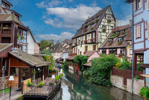 Historic town of Colmar, Alsace region, France