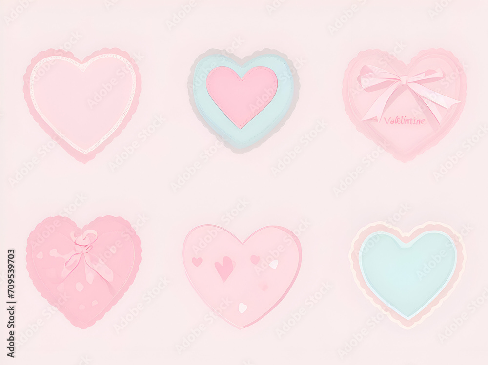seamless background with valentine heart, ai generative seamless background with valentine heart, ai generative