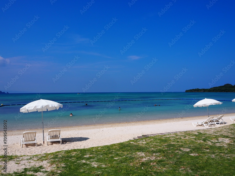 the beautiful beach of ishigaki island, Okinawa, Japan the beautiful beach of ishigaki island, Okinawa, Japan