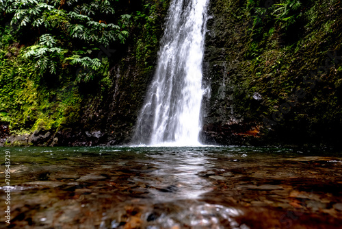 Natural waterfall of the Azores