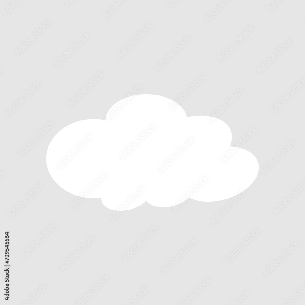 Abstract bubble chat vector element Abstract bubble chat vector element