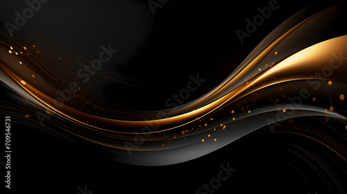 Technology abstract line background and light effect, technology-sense background material