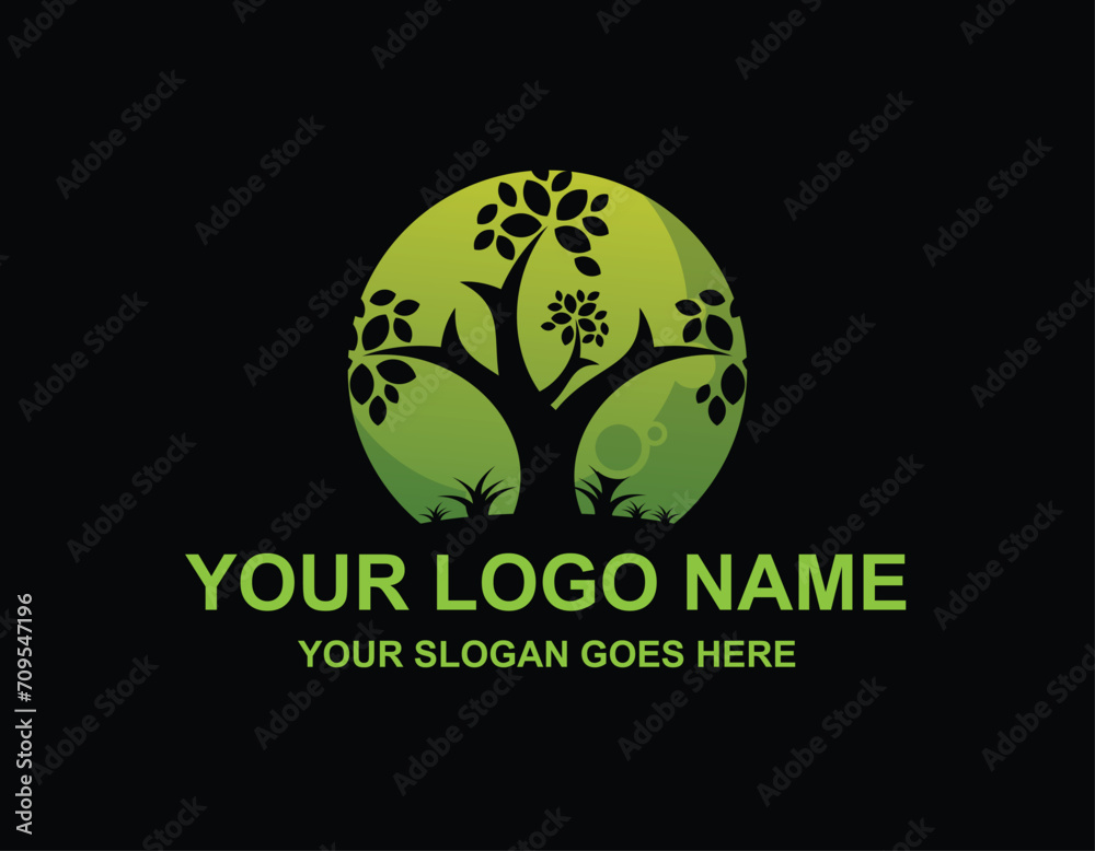 Fototapeta premium Natural logo 