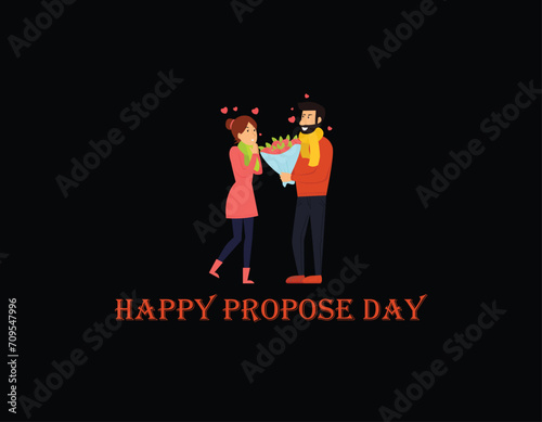 happy propose day logo