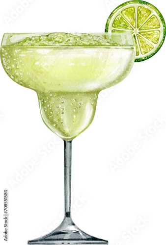 Foto Margarita Cocktail Watercolor