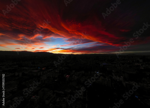 Crepúsculo en ciudad de México