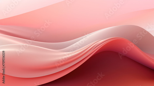 Abstraction Waves: A Modern Bright Pink Art Pattern Gradient