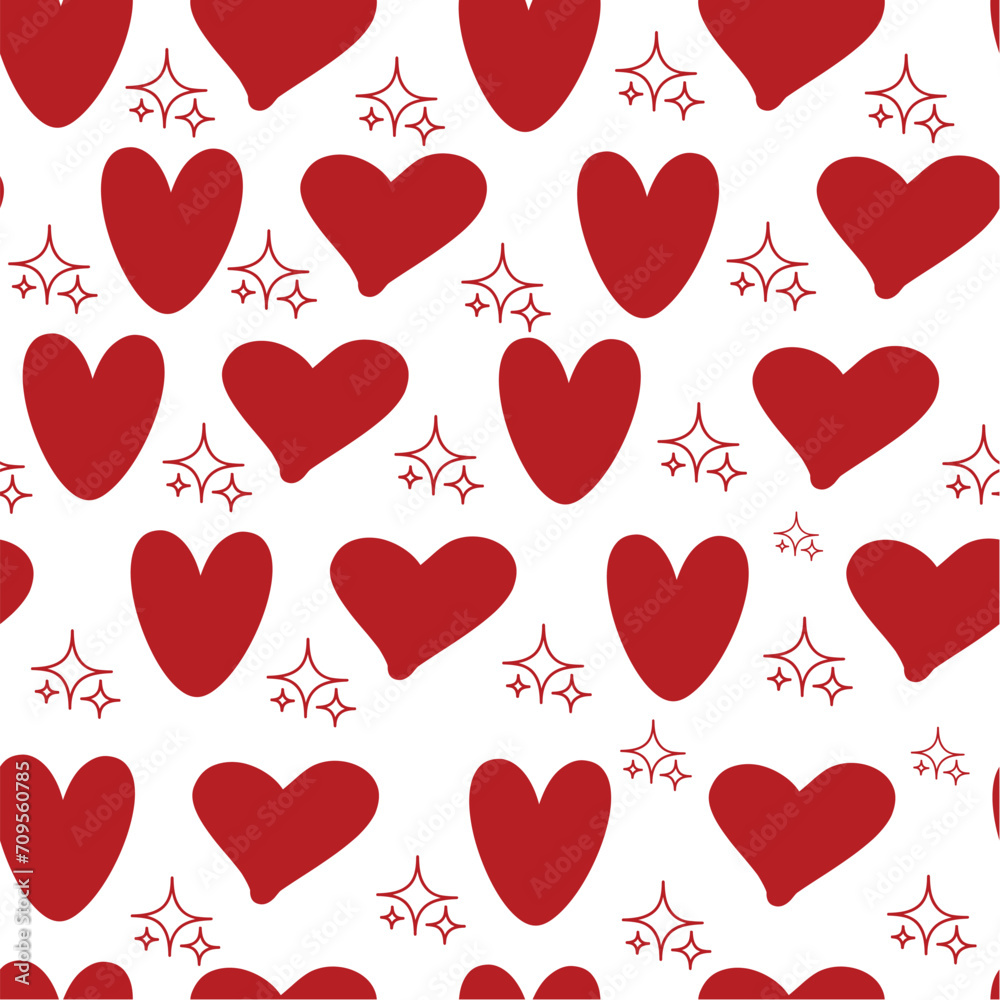 Valentine's seamless pattern