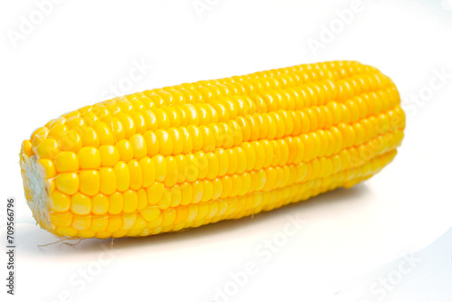 Corn or Maize (Zea mays) on a Transparent Background