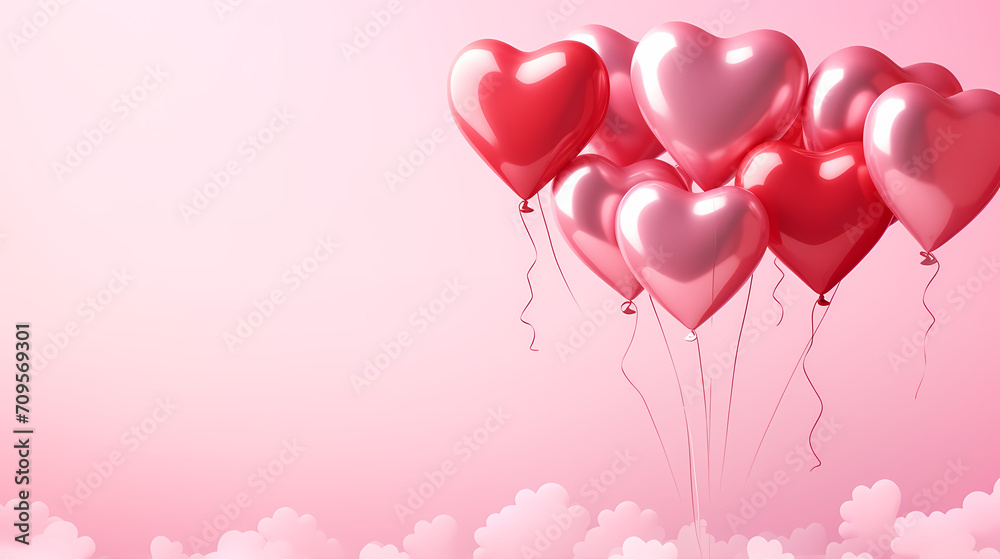 Vibrant Valentine's Day background, hearts background Vibrant Valentine's Day background, hearts background