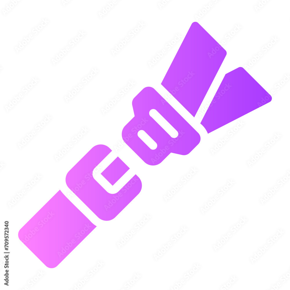safety belt Gradient icon safety belt Gradient icon