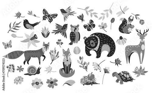 set of animals