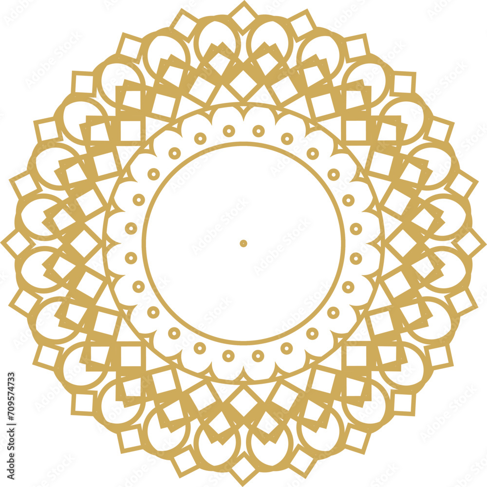 Abstract luxury mandala logo vector element Abstract luxury mandala logo vector element