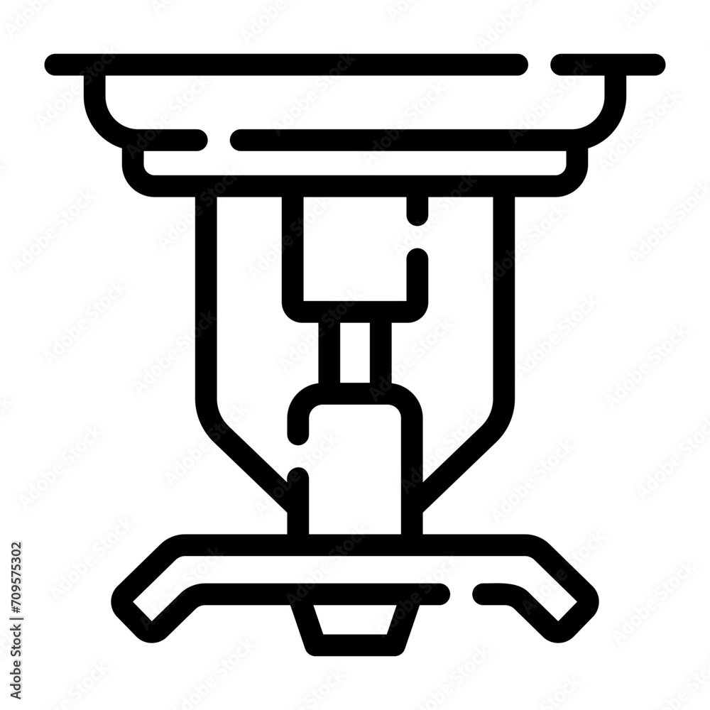 sprinkler Line Icon sprinkler Line Icon