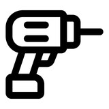 drilling icon vector illustration asset element