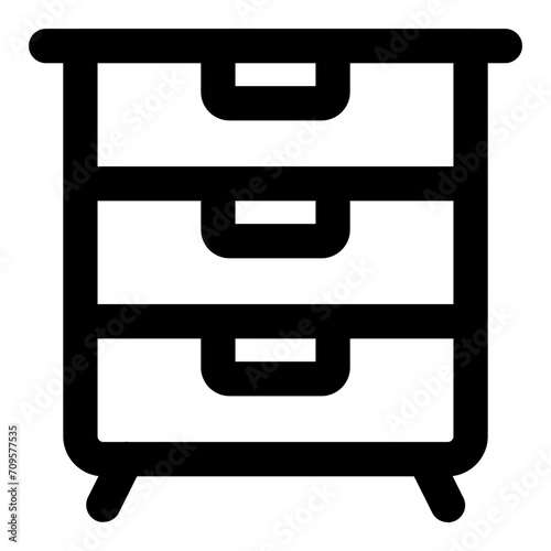 drawers icon vector illustration asset element