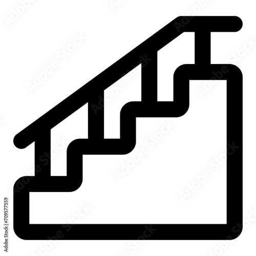 handrail icon vector illustration asset element