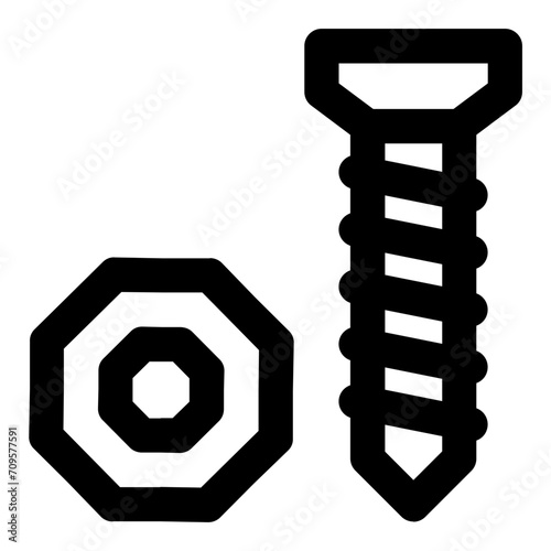 screws icon vector illustration asset element