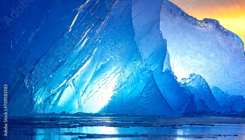 iceberg in the night