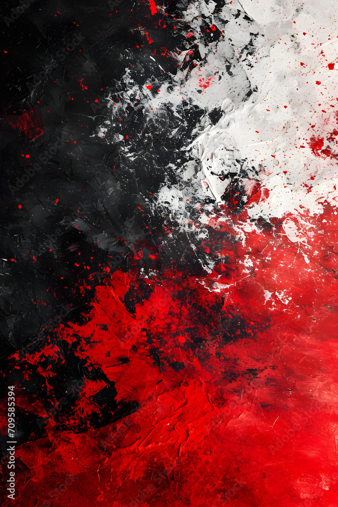 Abstract red Black and White Painting Texture Background Abstract red Black and White Painting Texture Background