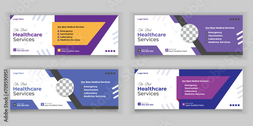 Bundle Medical Healthcare, Web Banner Cover Design Template