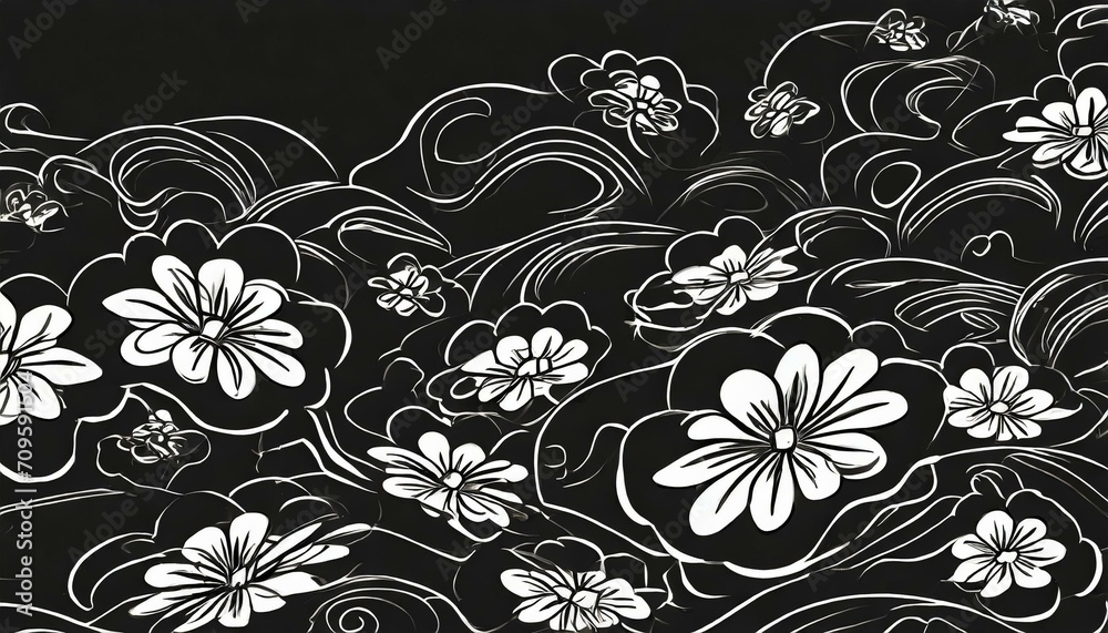 Japanese style illustration Japanese style illustration