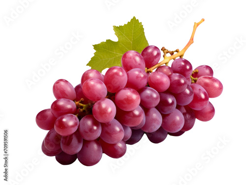 A juicy bunch of purple grapes with water droplets, showcasing freshness and natural taste.