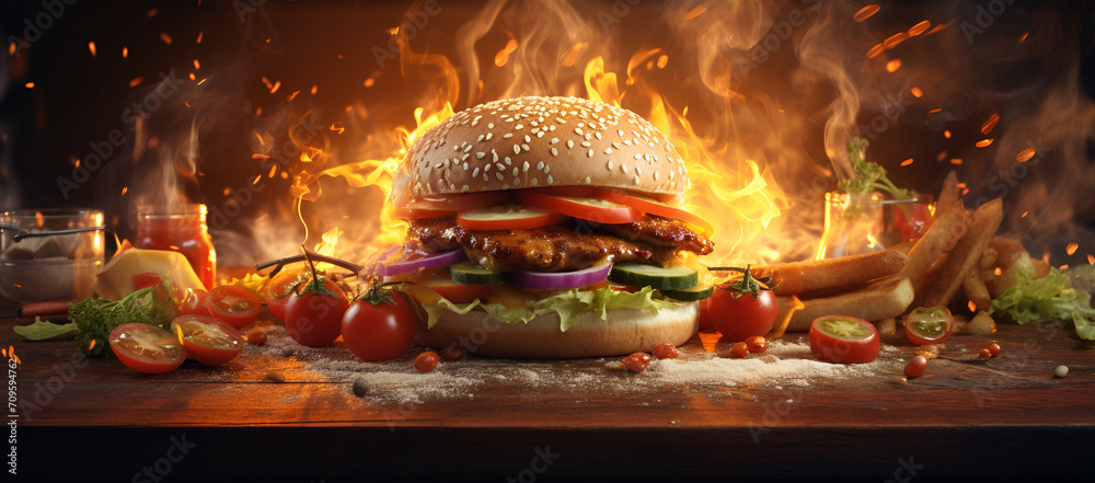 Burger or Hamburger. 