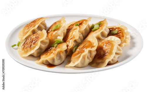 Dumpling Delight: Exploring the World of Gyoza isolated on transparent Background