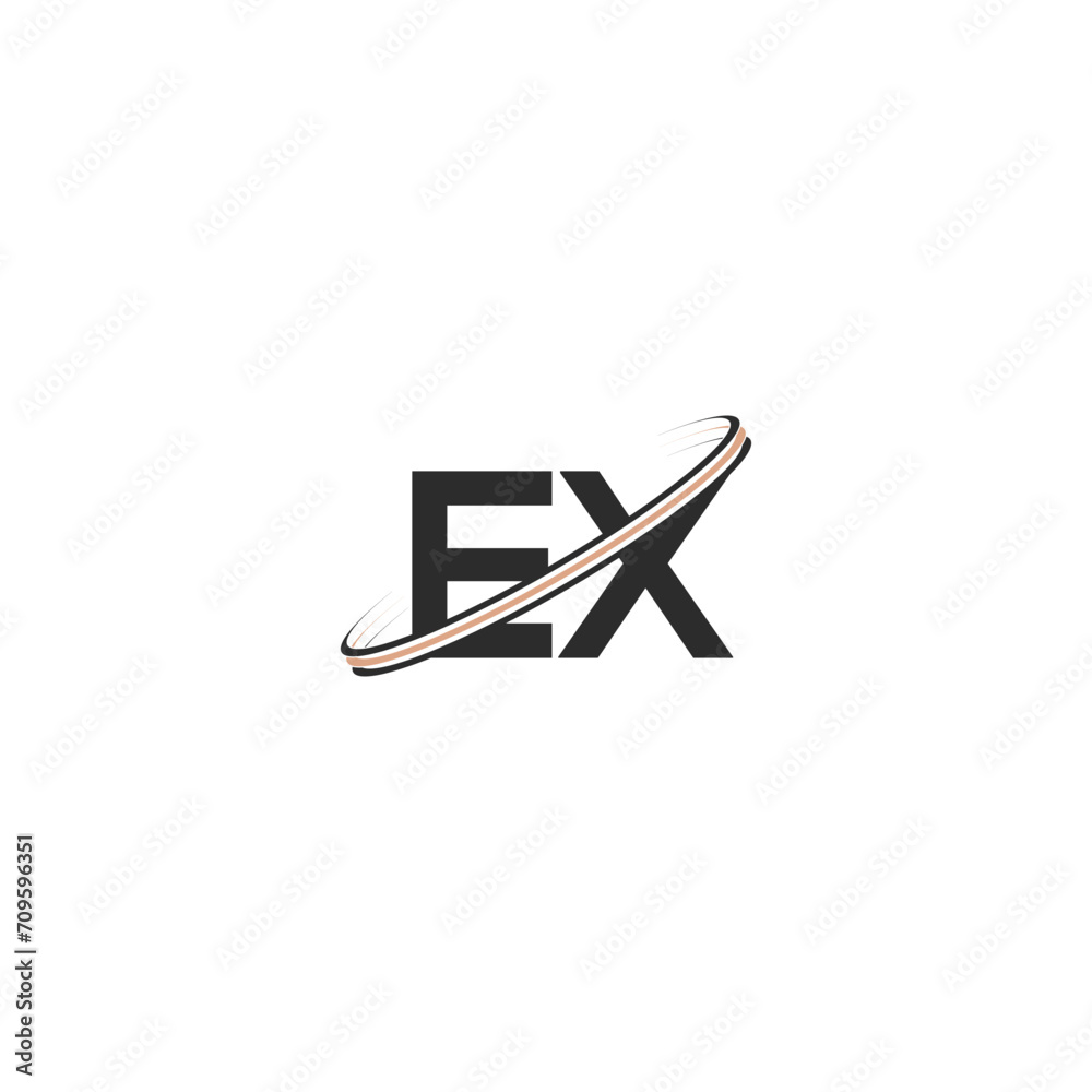 Alphabet Initials logo XE, EX, E and X Alphabet Initials logo XE, EX, E and X