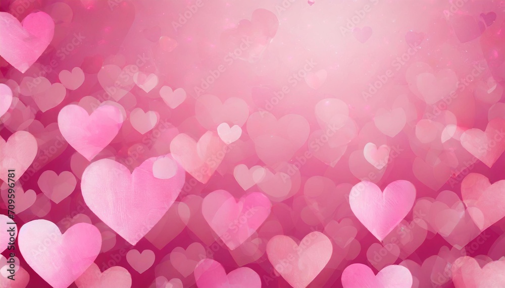 pink hearts design valentine s day background