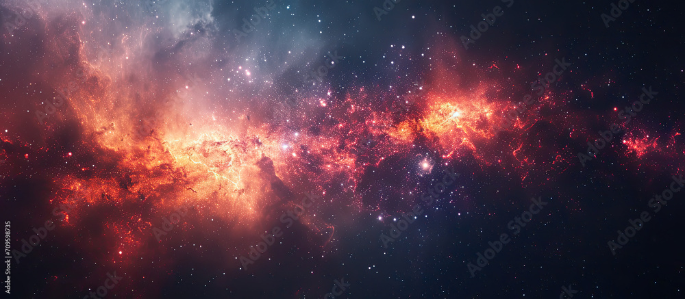Galaxy Supernova Psychedelic Wallpaper
