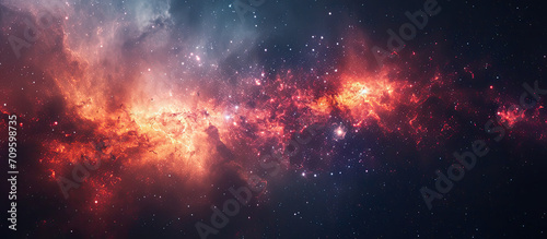 Galaxy Supernova Psychedelic Wallpaper