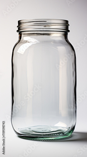 Generative AI. Glass jar 