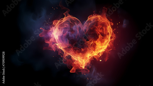 Romantic heart-shaped Valentine's Day background, symbolizing Valentine's Day, wedding, love
