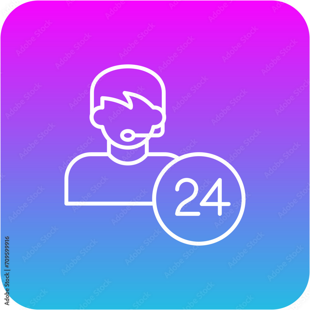 24 Hours Icon 24 Hours Icon