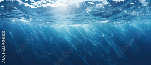 Turquoise ocean water background