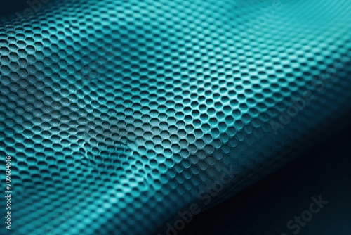  a close up view of a blue background with a pattern of hexagonal shapes in the center of the image.